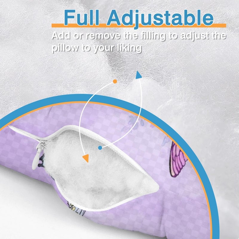 BVOKQUC Ear Piercing Pillow for Side Sleepers Pillows with Holes for Ear Pain,Donut Pillow for Ear Side Sleeping Pillow for Adults CNH Ear Pain Relief Pressure Sores Ear Pillow with Hole in Center - Image 4